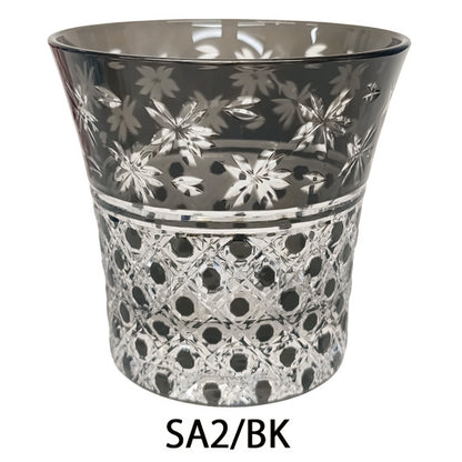 切子ロックグラス 籠目桜 SA2