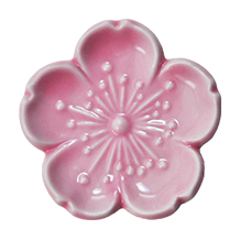 陶器製箸置 桜