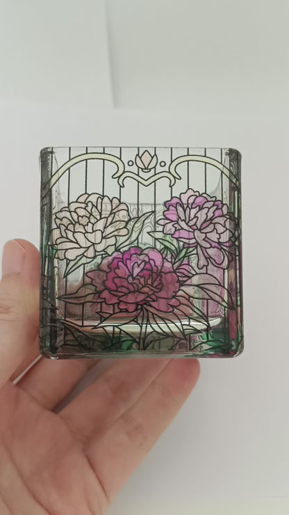 ステンドグラス風キャンドルホルダー6cm